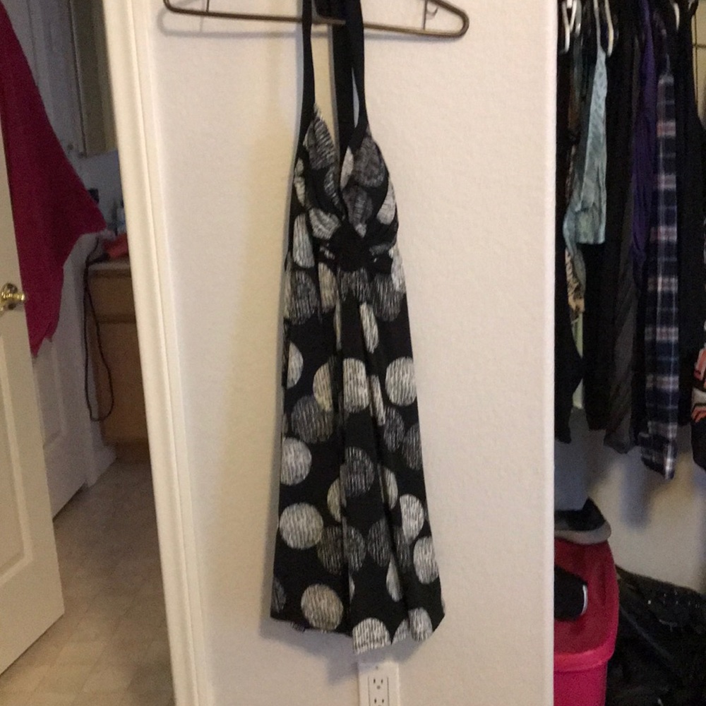 Black and white dress